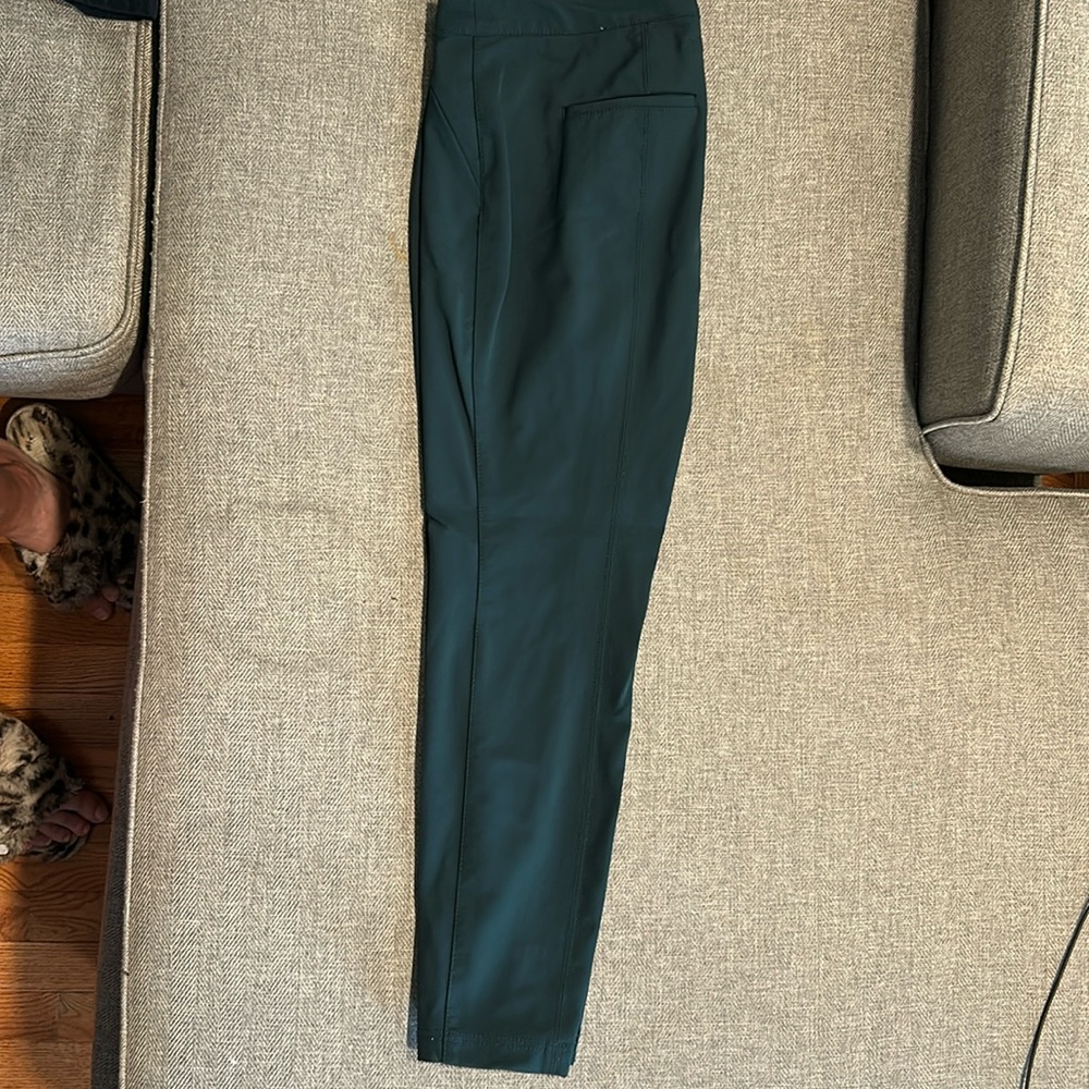 White House Black Market Dark Teal Cropped Slim Pants
